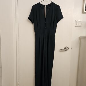 Chic Dark Green Jumpsuit